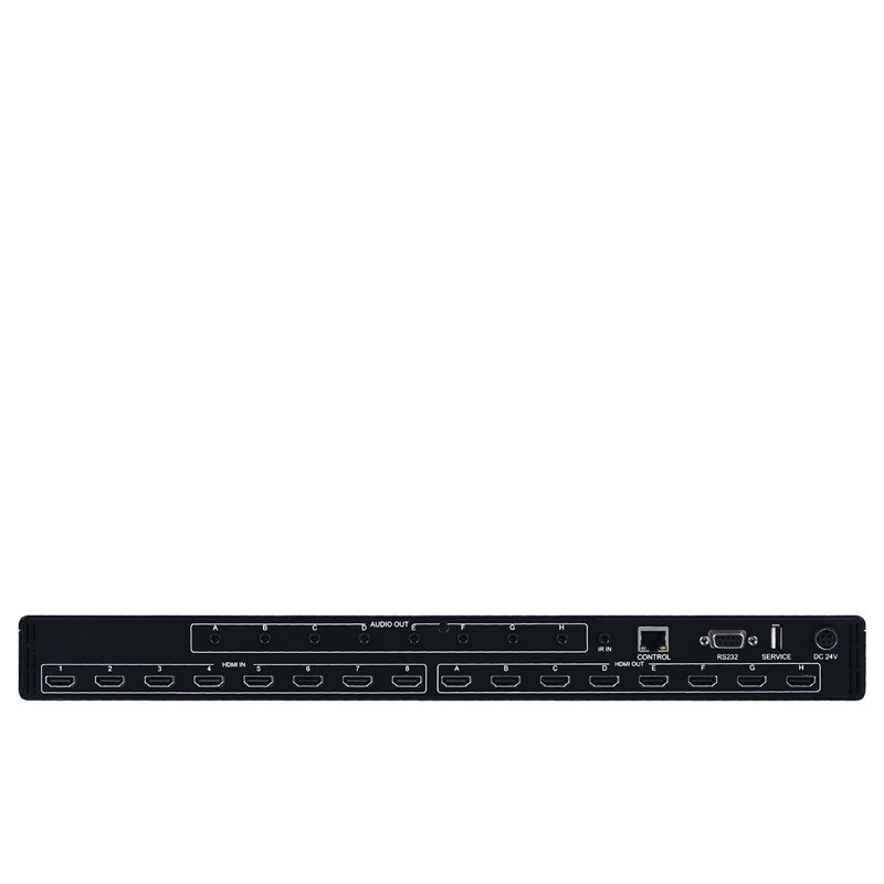 เครื่องสลับสัญญาณแมททริค CYP CPLUS-V8H8HPA ด้านหลัง