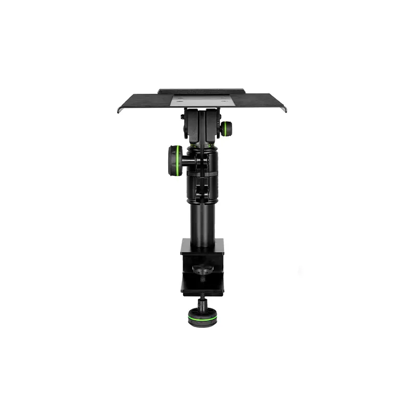 GRAVITY GSP 3102 TM ขาตั้งลำโพง สตูดิโอมอนิเตอร์ หมุนได้ 360 องศา มาพร้อมกับตัวหนีบโต๊ะ
