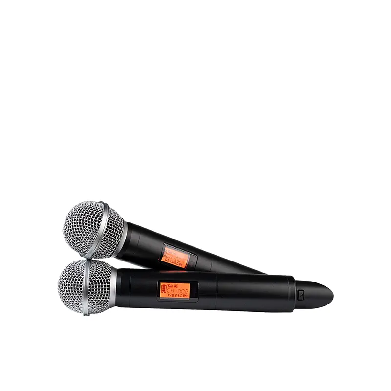 RIVER ACOUSTICS DM-1000 ชุดไมค์ลอย มือถือคู่ ย่าน UHF พร้อมระบบ True Diversity