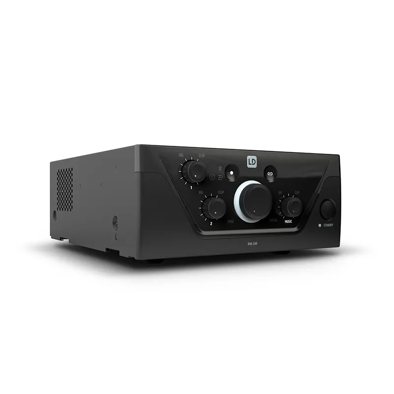 LD SYSTEMS IMA 240 มิกเซอร์แอมป์ 240 วัตต์ที่ 4 โอห์ม และ 100 V / 70 V, 2 Mic/line