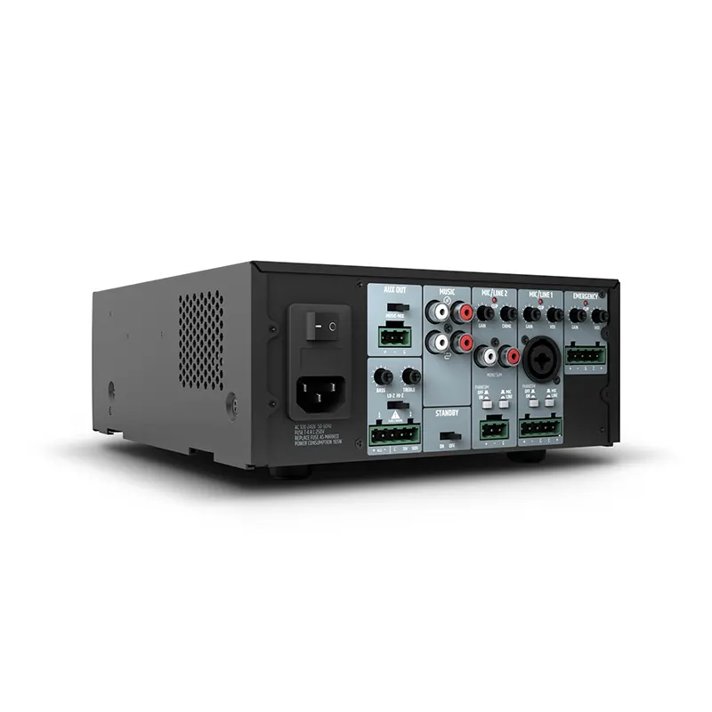 LD SYSTEMS IMA 240 มิกเซอร์แอมป์ 240 วัตต์ที่ 4 โอห์ม และ 100 V / 70 V, 2 Mic/line