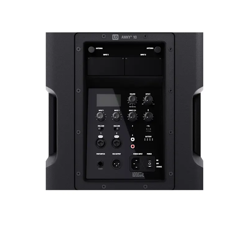 LD SYSTEMS ANNY 10 ลำโพงพกพา 10 นิ้ว 2 ทาง 160 วัตต์ พร้อมบลูทูธ มีแบตเตอร์รี่ และมิกเซอร์ในตัว