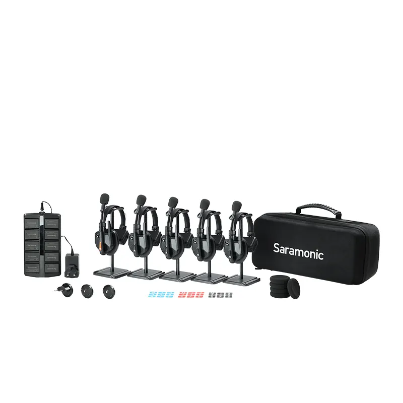 SARAMONIC WiTalk9 WT5S (5S Kit) ชุดหูฟังอินเตอร์คอมไร้สาย สำหรับ 5 ท่าน
