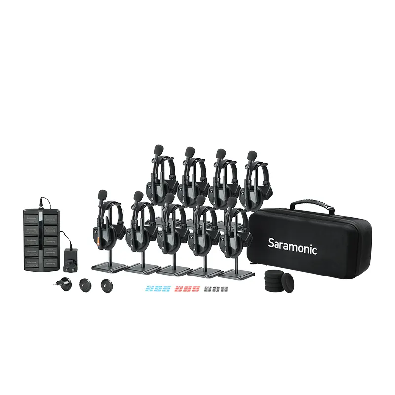 SARAMONIC WiTalk9 WT5S (9S Kit) ชุดหูฟังอินเตอร์คอมไร้สาย สำหรับ 9 ท่าน