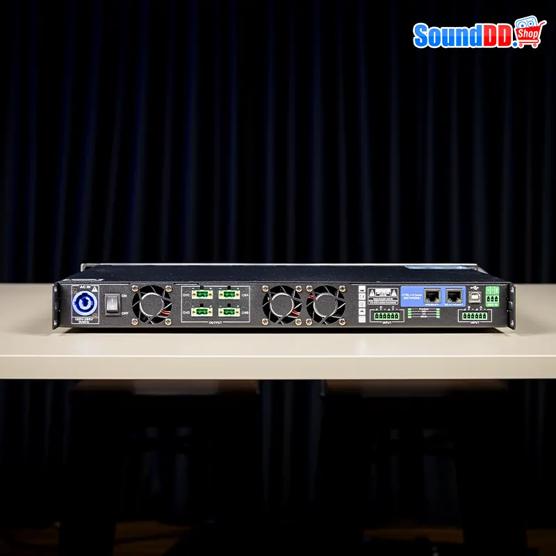 FEDYCO QMX4.6D เพาเวอร์แอมป์ 4 ชาแนล 4 x 600 วัตต์ ที่ 8 โอห์ม รองรับ Dante - Image 12