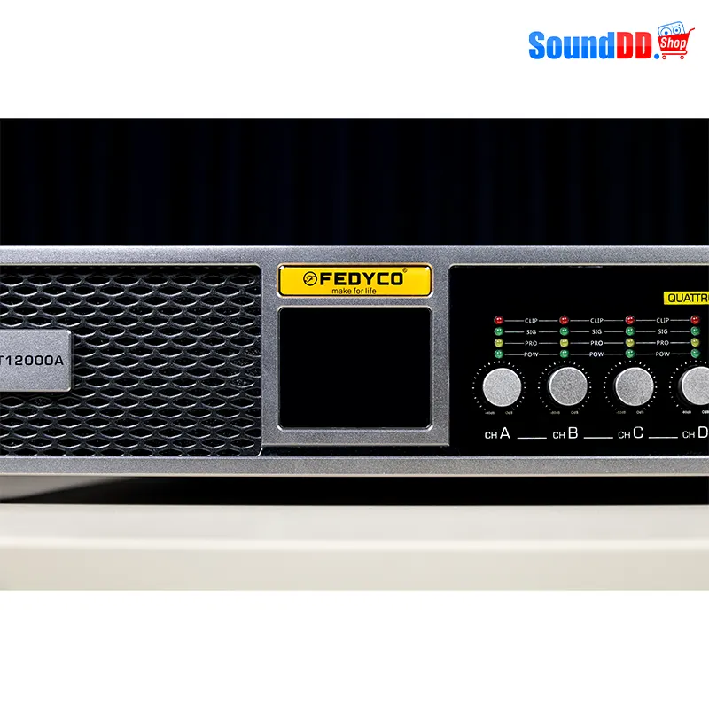 FEDYCO XT12000A เพาเวอร์แอมป์ 4 ชาแนล 4 x 1000 วัตต์ ที่ 8 โอห์ม - Image 6