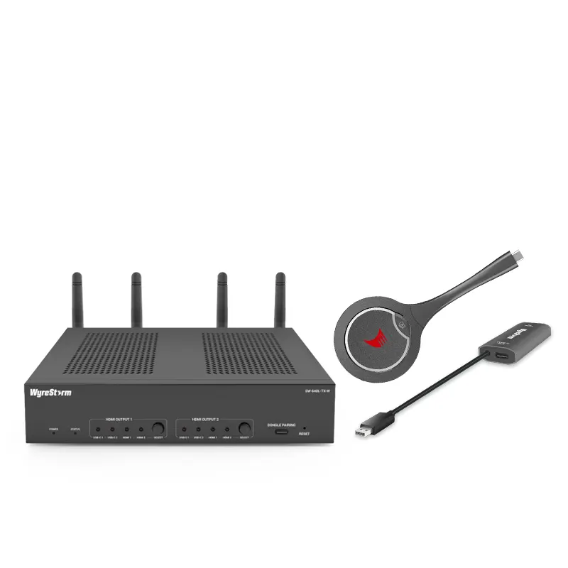 WYRESTORM SW-640L-TX-W + APO-DG2-PRO + APO-DG-HDMI ชุดพรีเซนต์ไร้สาย รองรับ 4K