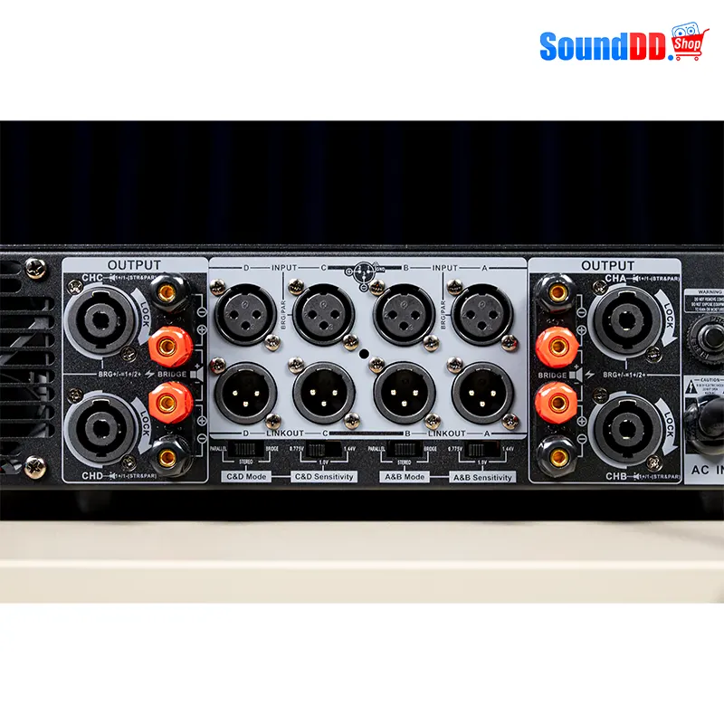 FEDYCO XT12000A เพาเวอร์แอมป์ 4 ชาแนล 4 x 1000 วัตต์ ที่ 8 โอห์ม - Image 11