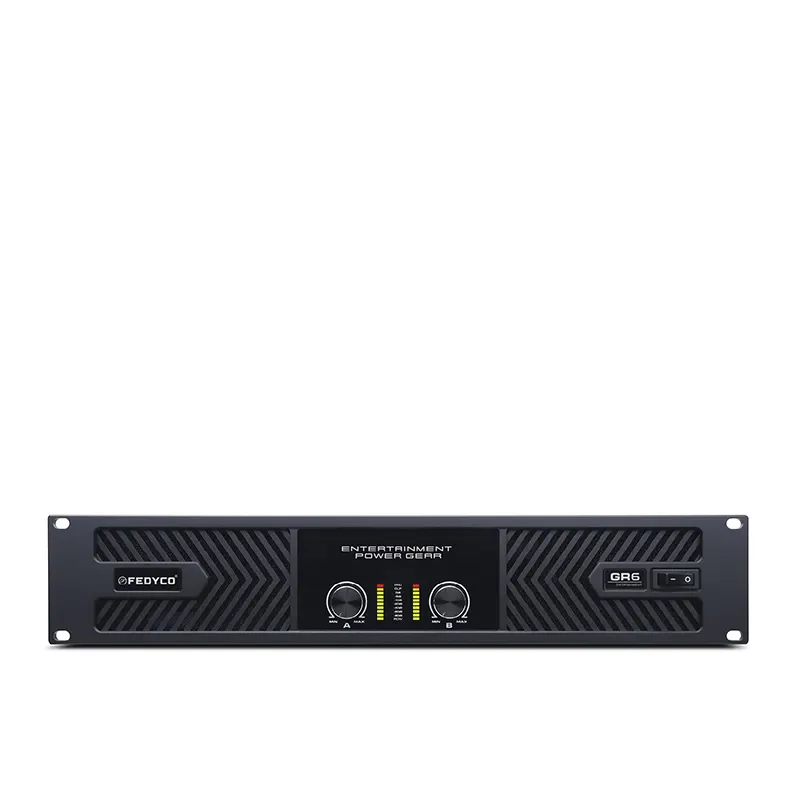 FEDYCO GR6 เพาเวอร์แอมป์ 2 ชาแนล 2 x 600 วัตต์ ที่ 8 โอห์ม