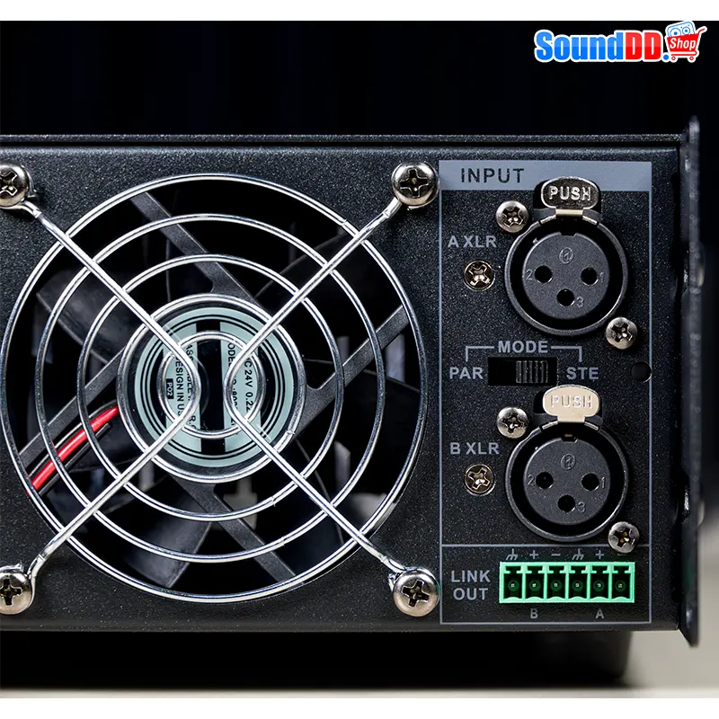 FEDYCO GR6 เพาเวอร์แอมป์ 2 ชาแนล 2 x 600 วัตต์ ที่ 8 โอห์ม - Image 10