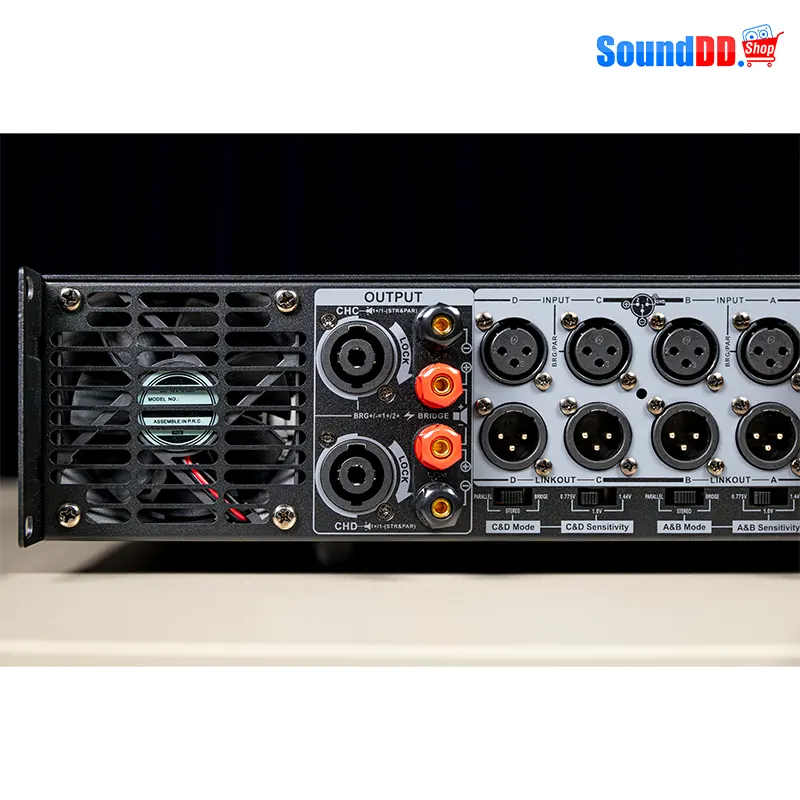 FEDYCO XT12000A เพาเวอร์แอมป์ 4 ชาแนล 4 x 1000 วัตต์ ที่ 8 โอห์ม - Image 10