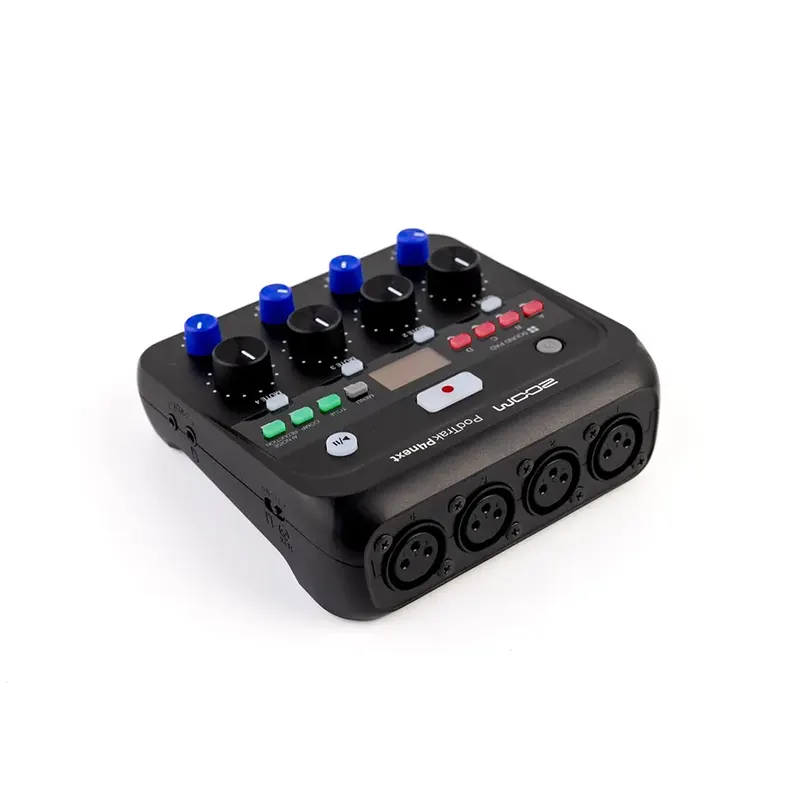 ZOOM PodTrak P4next เครื่องบันทึกเสียงแบบพกพา สำหรับพอดแคสต์