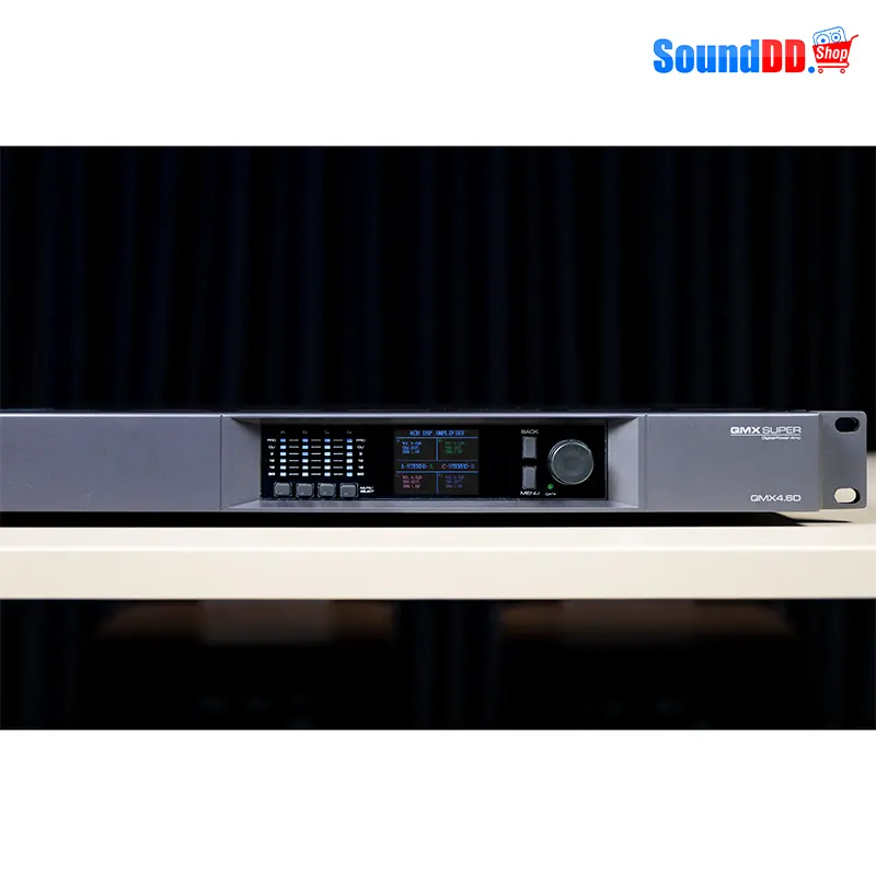 FEDYCO QMX4.6D เพาเวอร์แอมป์ 4 ชาแนล 4 x 600 วัตต์ ที่ 8 โอห์ม รองรับ Dante - Image 7