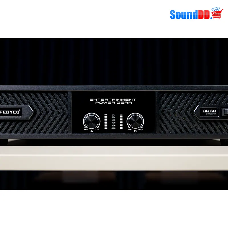 FEDYCO GR6 เพาเวอร์แอมป์ 2 ชาแนล 2 x 600 วัตต์ ที่ 8 โอห์ม - Image 7