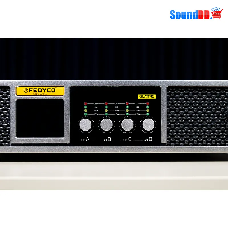FEDYCO XT12000A เพาเวอร์แอมป์ 4 ชาแนล 4 x 1000 วัตต์ ที่ 8 โอห์ม - Image 7