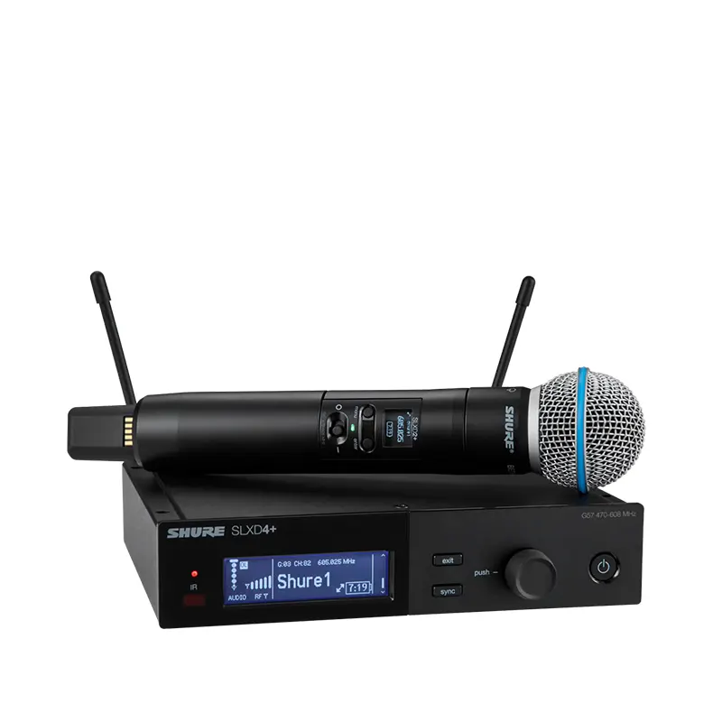 SHURE SLXD24+A/B58-M55 ชุดไมค์ลอยดิจิตอล มือถือเดี่ยว แบบ UHF