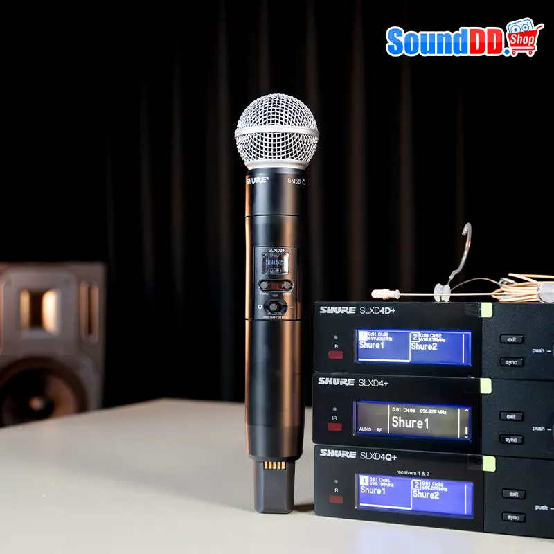 SHURE SLXD24D+A/58-M55 ไมค์ลอยดิจิตอล มือถือคู่ แบบ UHF - Image 2