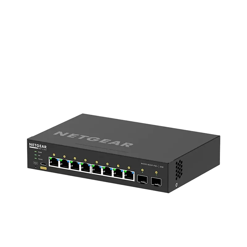 NETGEAR GSM4210PX 8x1G PoE+ 220W and 2xSFP+ Managed Switch