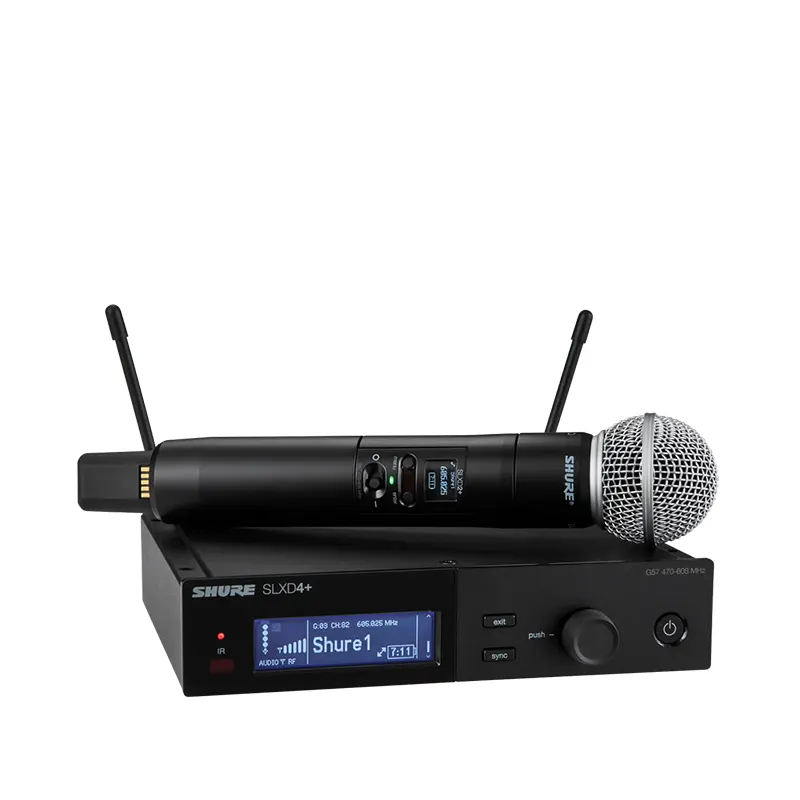 SHURE SLXD24+A/58-M55 ชุดไมค์ลอยดิจิตอล มือถือเดี่ยว แบบ UHF