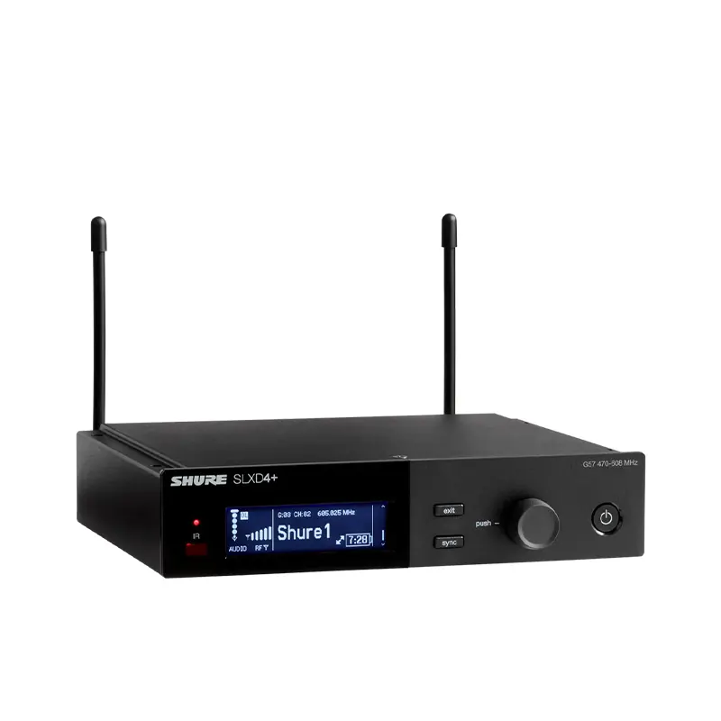 SHURE SLXD4+A=-M55 เครื่องรับสัญญาณไร้สายดิจิตอล แบบ UHF (ไม่มีไมค์)(ไม่มีเครื่องส่ง)