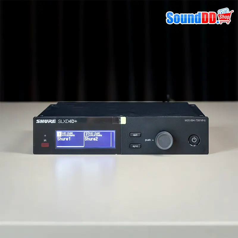 SHURE SLXD4D+A=-M55 เครื่องรับสัญญาณไร้สายดิจิตอล แบบ UHF (ไม่มีไมค์)(ไม่มีเครื่องส่ง) - Image 2