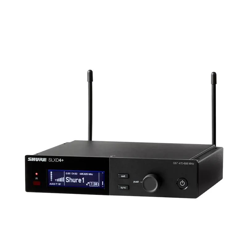 SHURE SLXD4+A=-M55 เครื่องรับสัญญาณไร้สายดิจิตอล แบบ UHF (ไม่มีไมค์)(ไม่มีเครื่องส่ง)