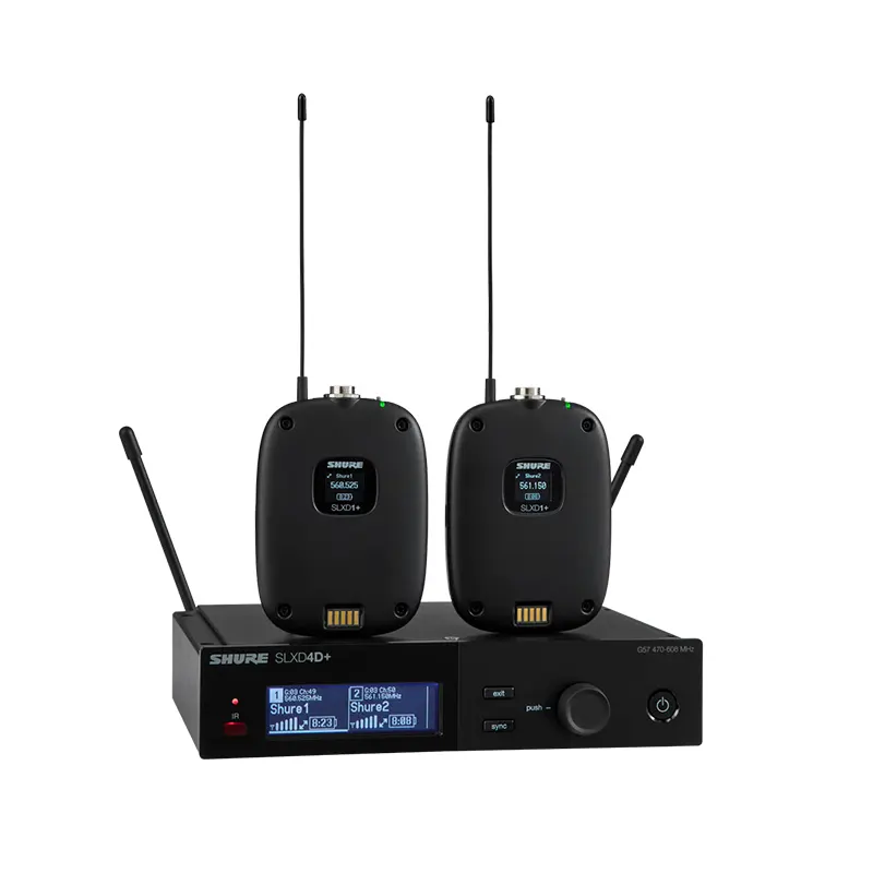 SHURE SLXD14D+A-M55 ชุดไมค์ลอยดิจิตอล แบบ UHF (ไม่มีไมโครโฟน)