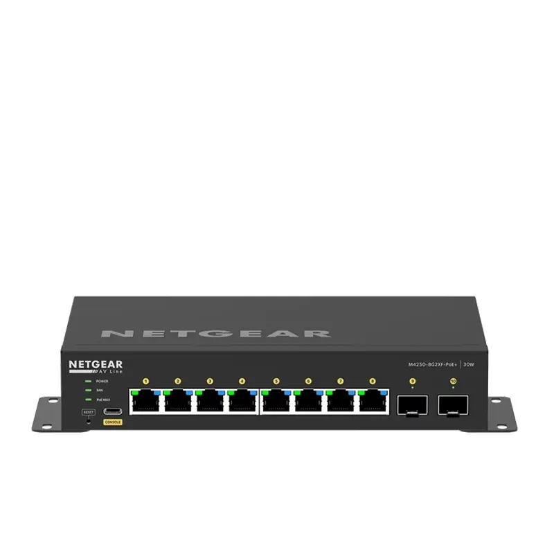 NETGEAR GSM4210PX 8x1G PoE+ 220W and 2xSFP+ Managed Switch