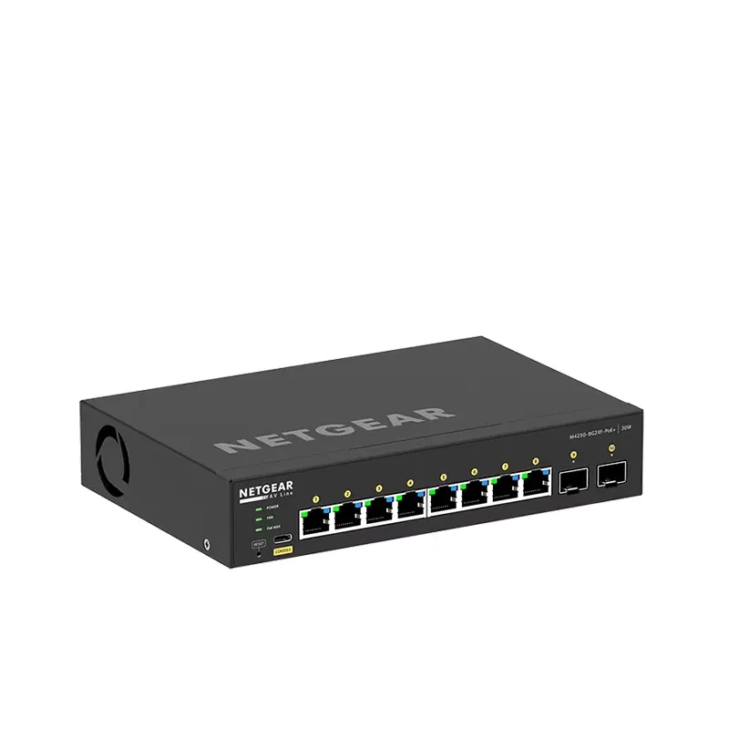 NETGEAR GSM4210PX 8x1G PoE+ 220W and 2xSFP+ Managed Switch