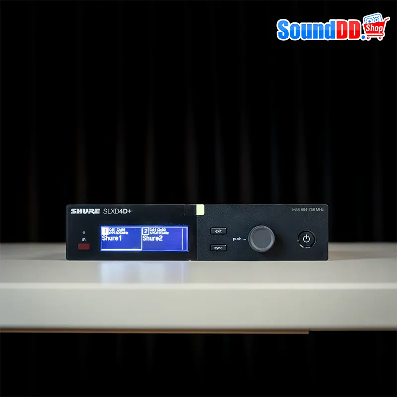 SHURE SLXD4D+A=-M55 เครื่องรับสัญญาณไร้สายดิจิตอล แบบ UHF (ไม่มีไมค์)(ไม่มีเครื่องส่ง) - Image 3