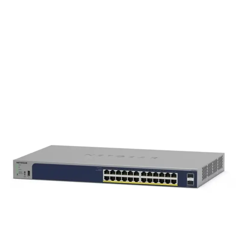 NETGEAR GS724TP 24 Port Gigabit Ethernet PoE+ Smart Switch with 2 SFP Ports (190W)