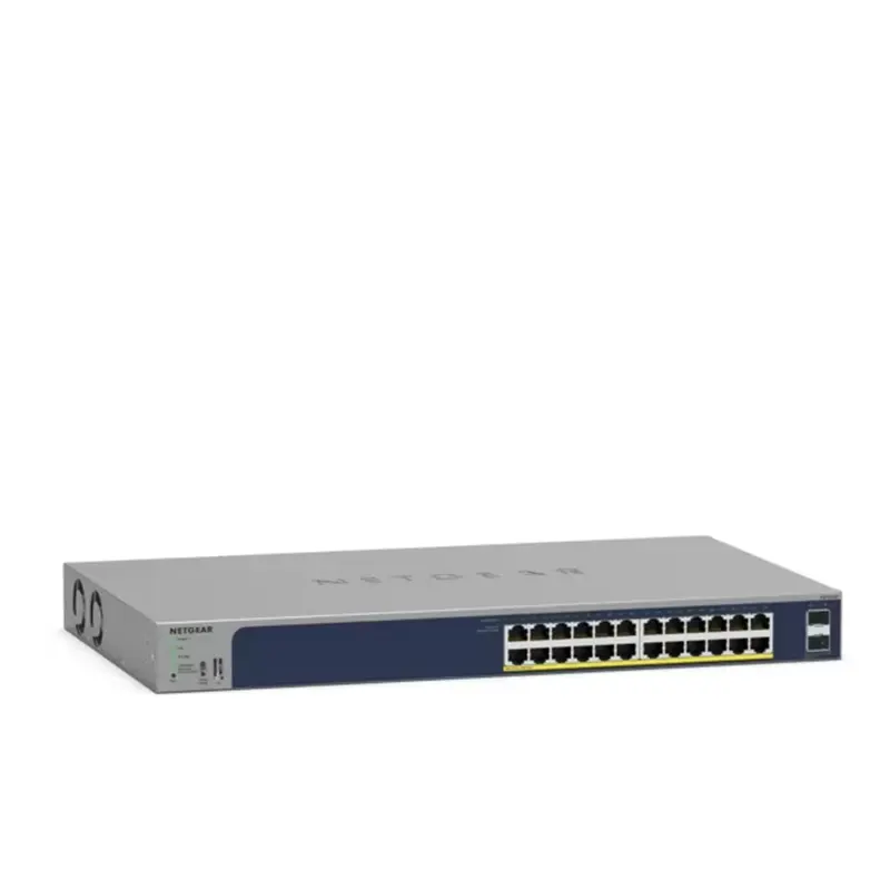 NETGEAR GS724TP 24 Port Gigabit Ethernet PoE+ Smart Switch with 2 SFP Ports (190W)