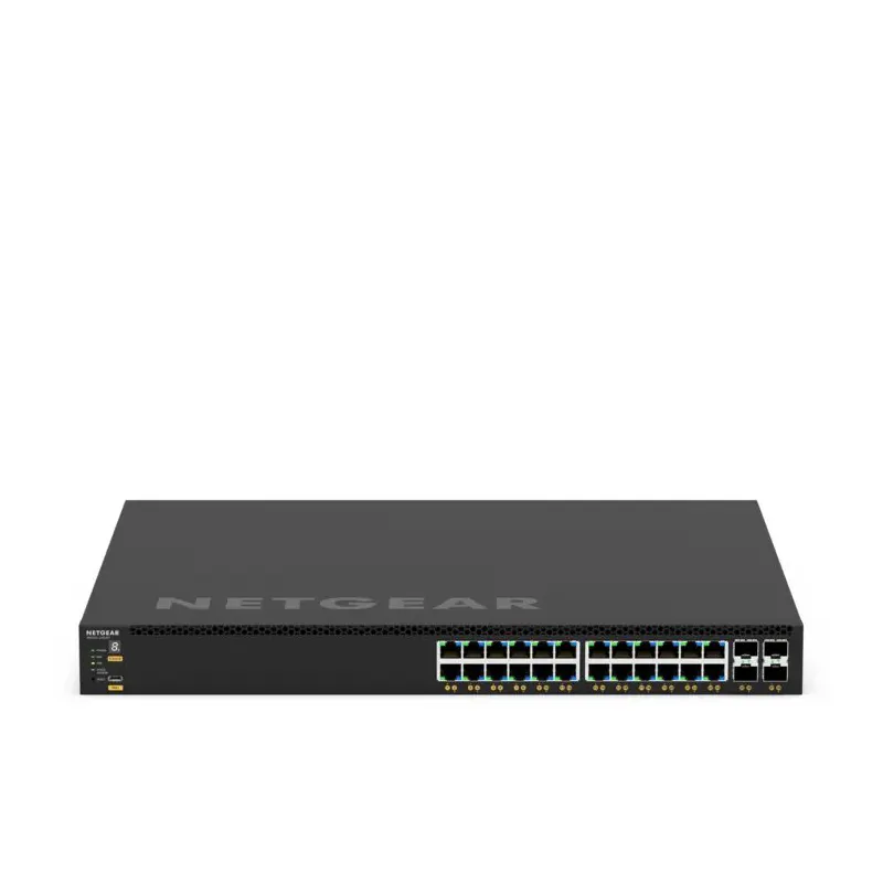 NETGEAR GSM4328 24x1G PoE+ และ 4xSFP+ Managed Switch