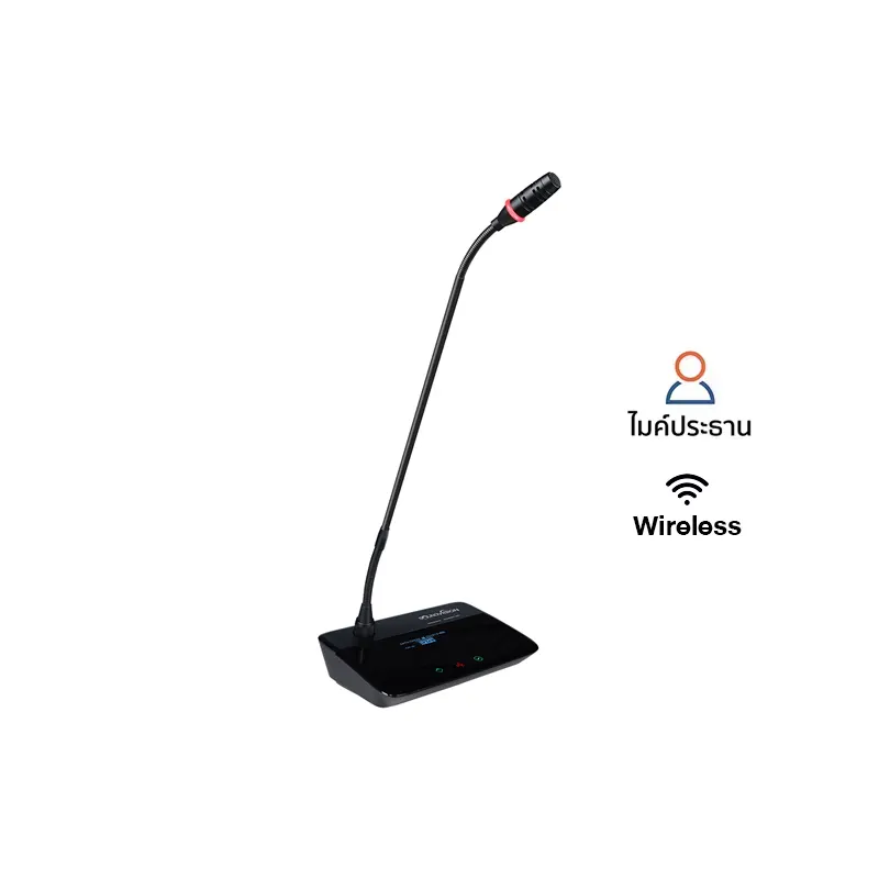 SOUNDVISION DWS-2000C ชุดไมค์ประชุมไร้สาย สำหรับประธาน ระบบดิจิตอล