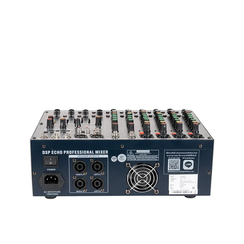 SHERMAN APM-1000 เพาเวอร์มิกเซอร์ 8 ชาแนล 1100 วัตต์ - Image 5