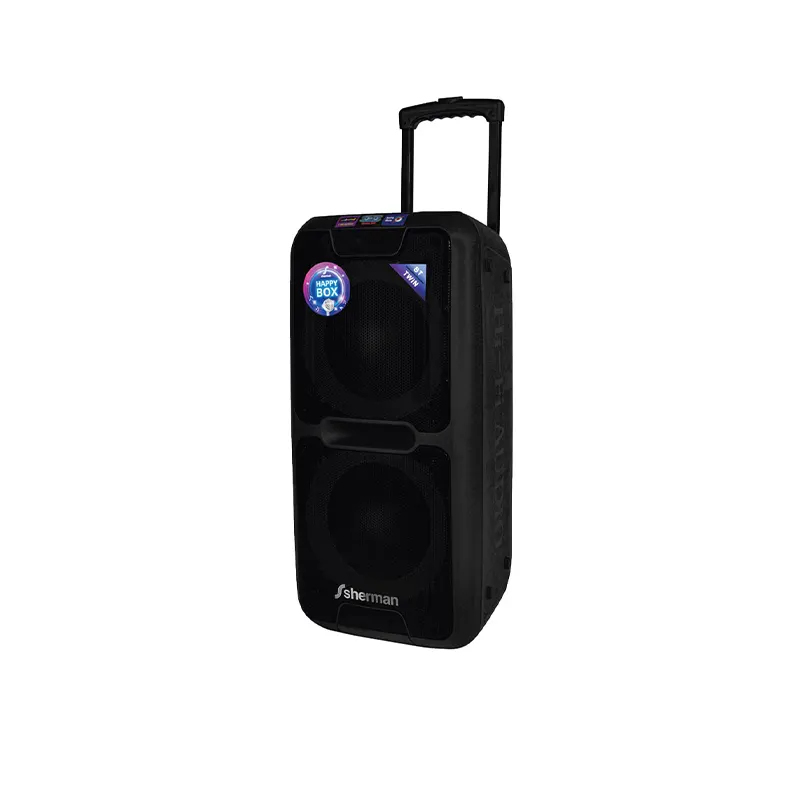 SHERMAN APS-210 ลำโพงบลูทูธ 10 นิ้ว 80 วัตต์ พร้อมไมค์ลอย