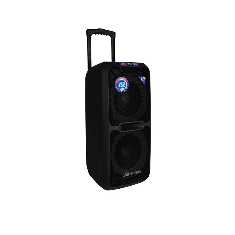 SHERMAN APS-210 ลำโพงบลูทูธ 10 นิ้ว 80 วัตต์ พร้อมไมค์ลอย