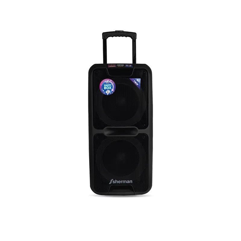 SHERMAN APS-210 ลำโพงบลูทูธ 10 นิ้ว 80 วัตต์ พร้อมไมค์ลอย