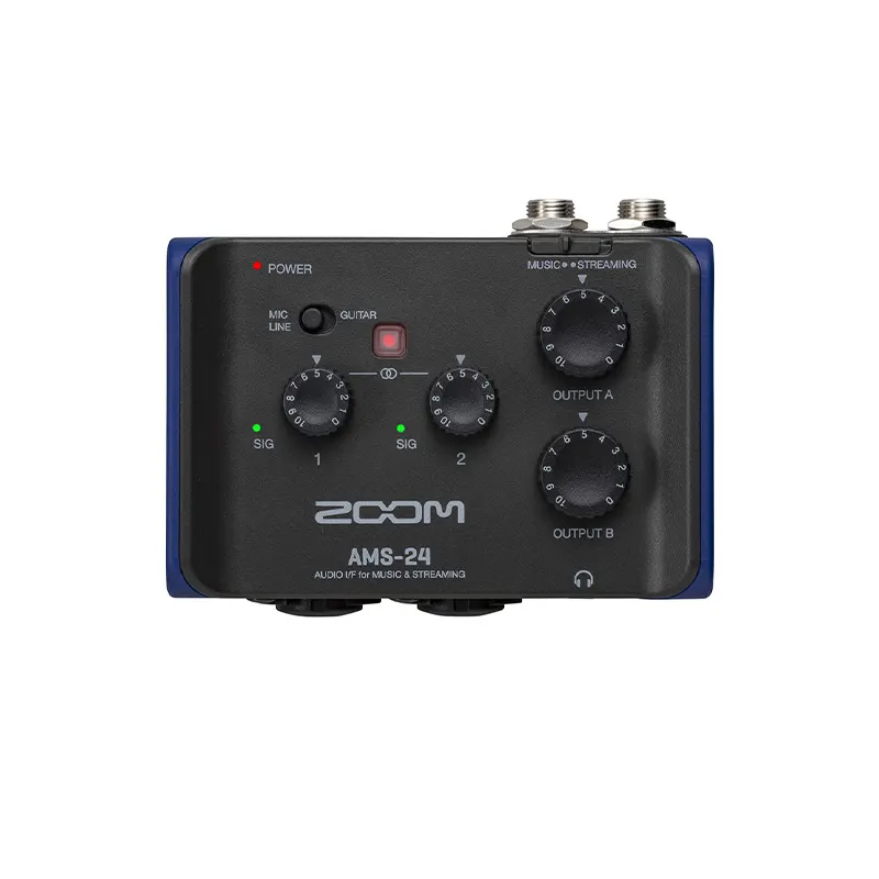 ZOOM AMS-24 Audio Interface -in/4-out 24-bit/96 kHz