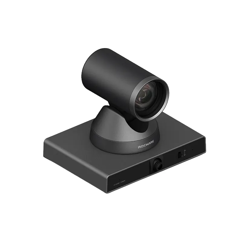 ROCWARE RC800 กล้อง PTZ Dual-Lens สำหรับห้องประชุมออนไลน์ 4K, Optical Zoom 12x - Image 4