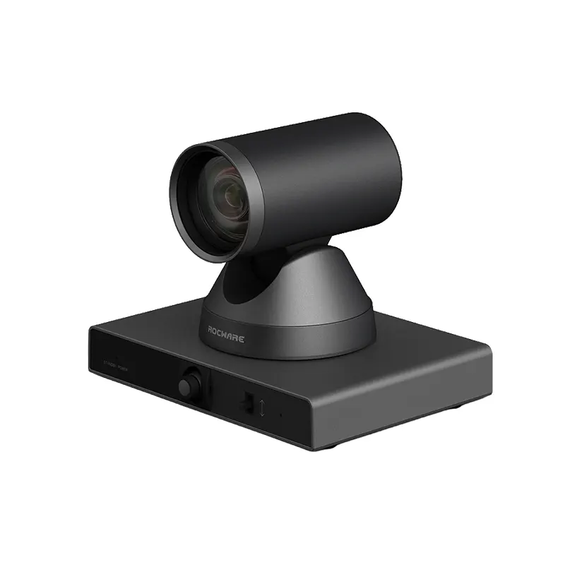 ROCWARE RC800 กล้อง PTZ Dual-Lens สำหรับห้องประชุมออนไลน์ 4K, Optical Zoom 12x