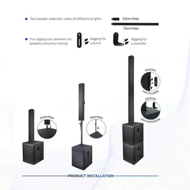 SOUNDVISION ACS-1500MK2 ชุดลำโพง Active คอลัมน์ 8x4 นิ้ว ซับ 15 นิ้ว บลูทูธ 5.0 รองรับ TWS - Image 29