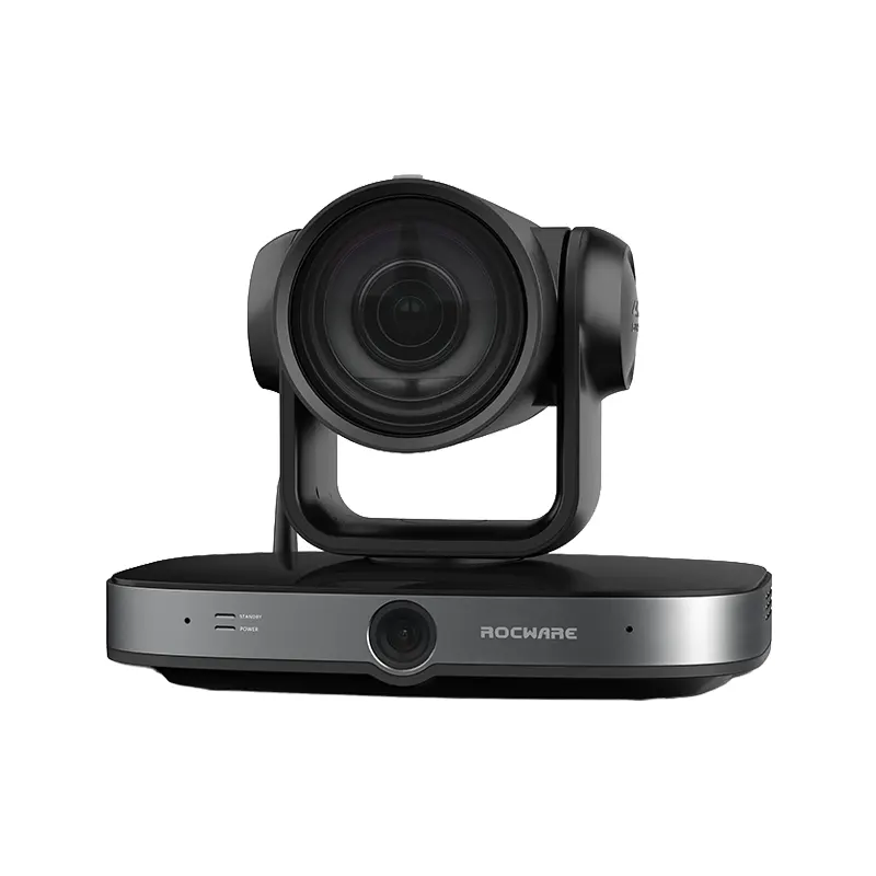 ROCWARE RC941 กล้อง PTZ Dual-Lens สำหรับห้องประชุมออนไลน์ 4K, Optical Zoom 12x